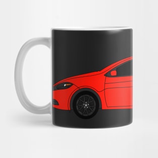 Dodge Dart Go Mango Sticker Mug